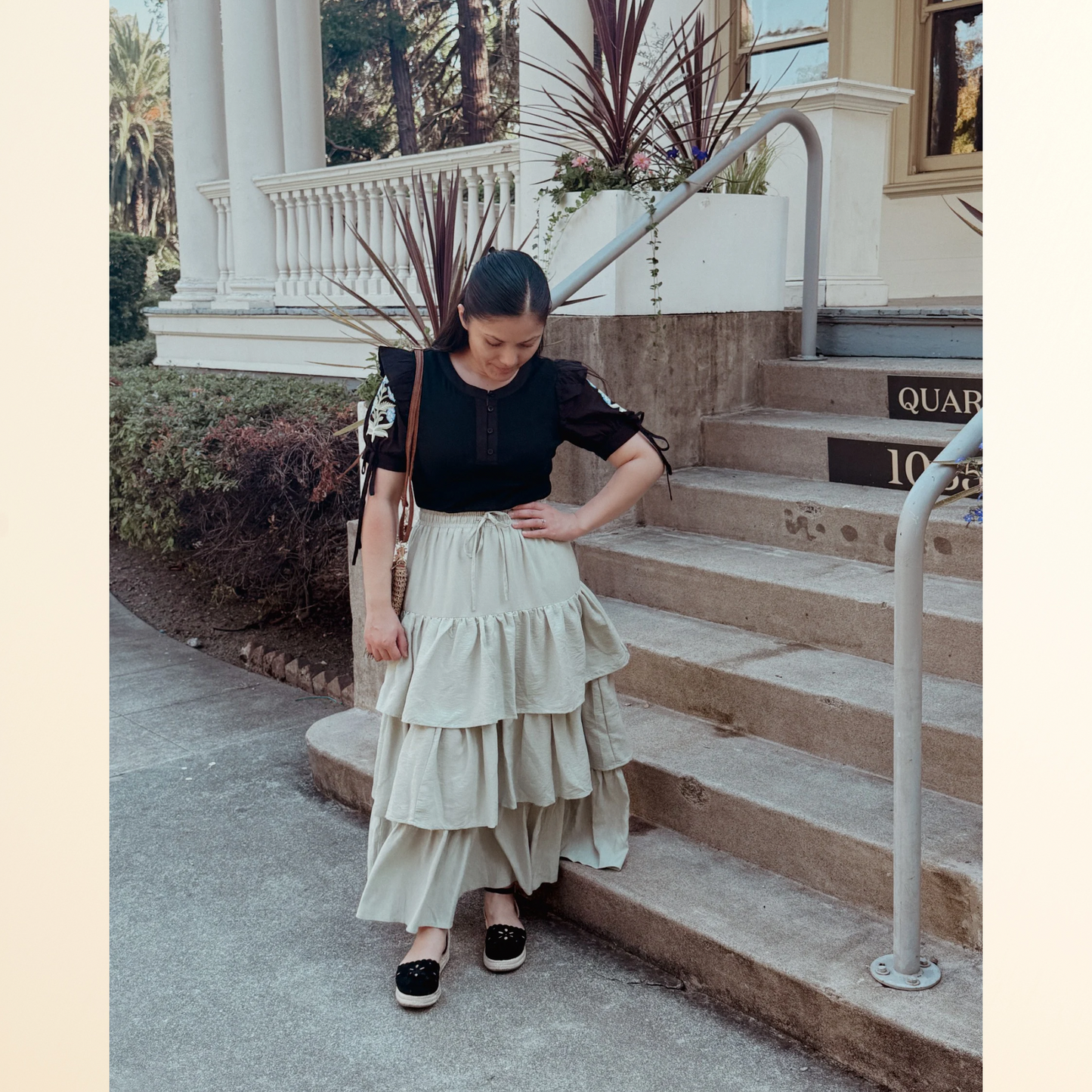 The Sage Bloom Skirt