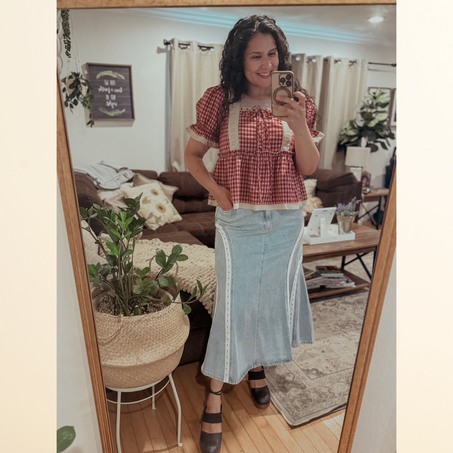 The Willowbrooke Denim Skirt