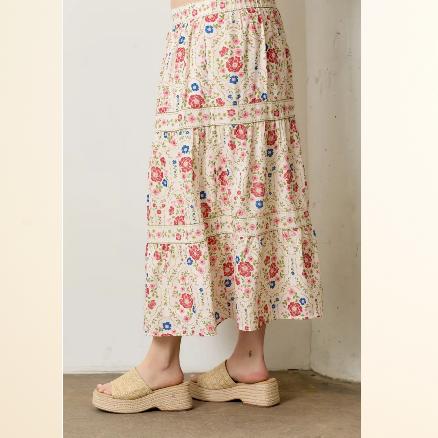 The Rosabelle Floral Skirt