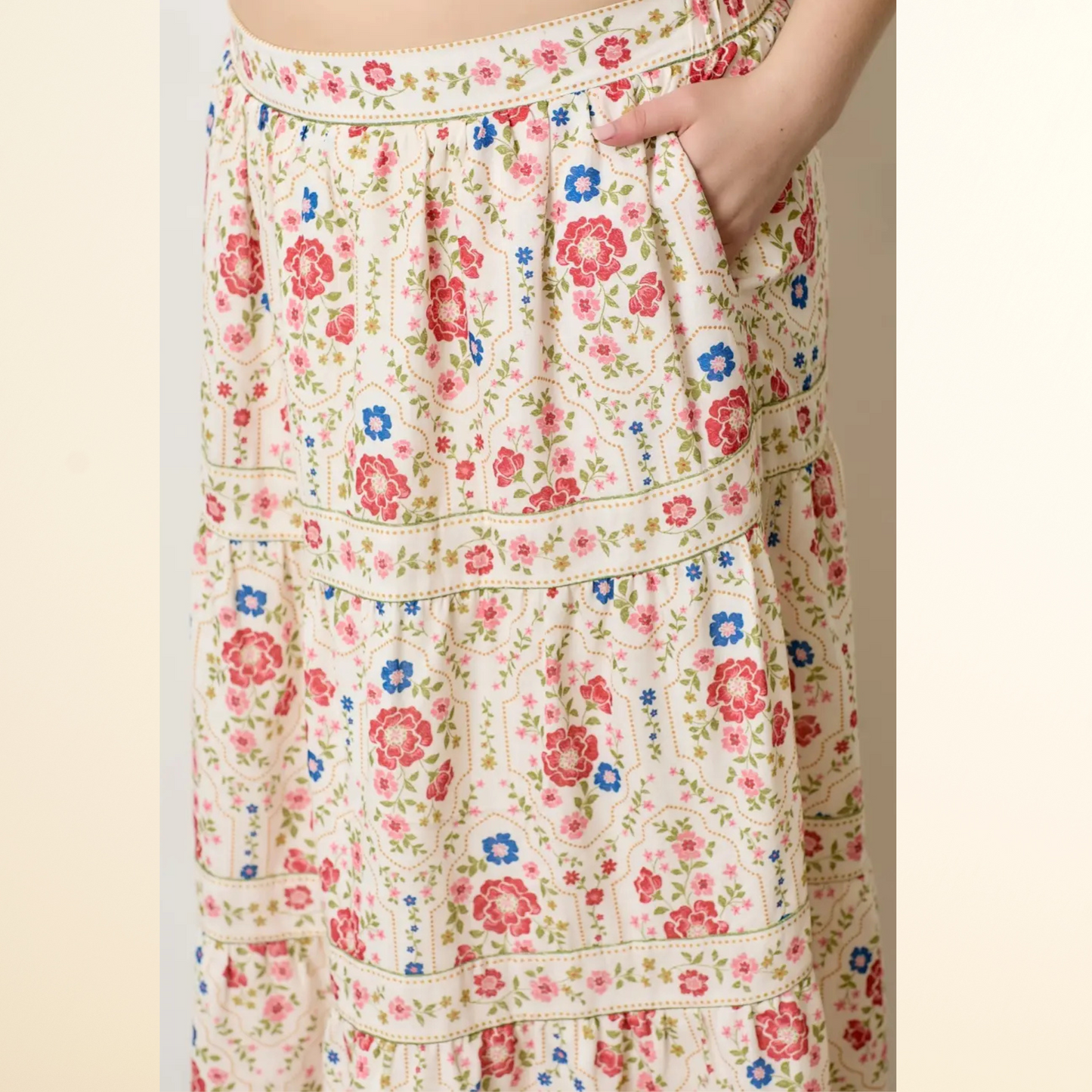 The Rosabelle Floral Skirt