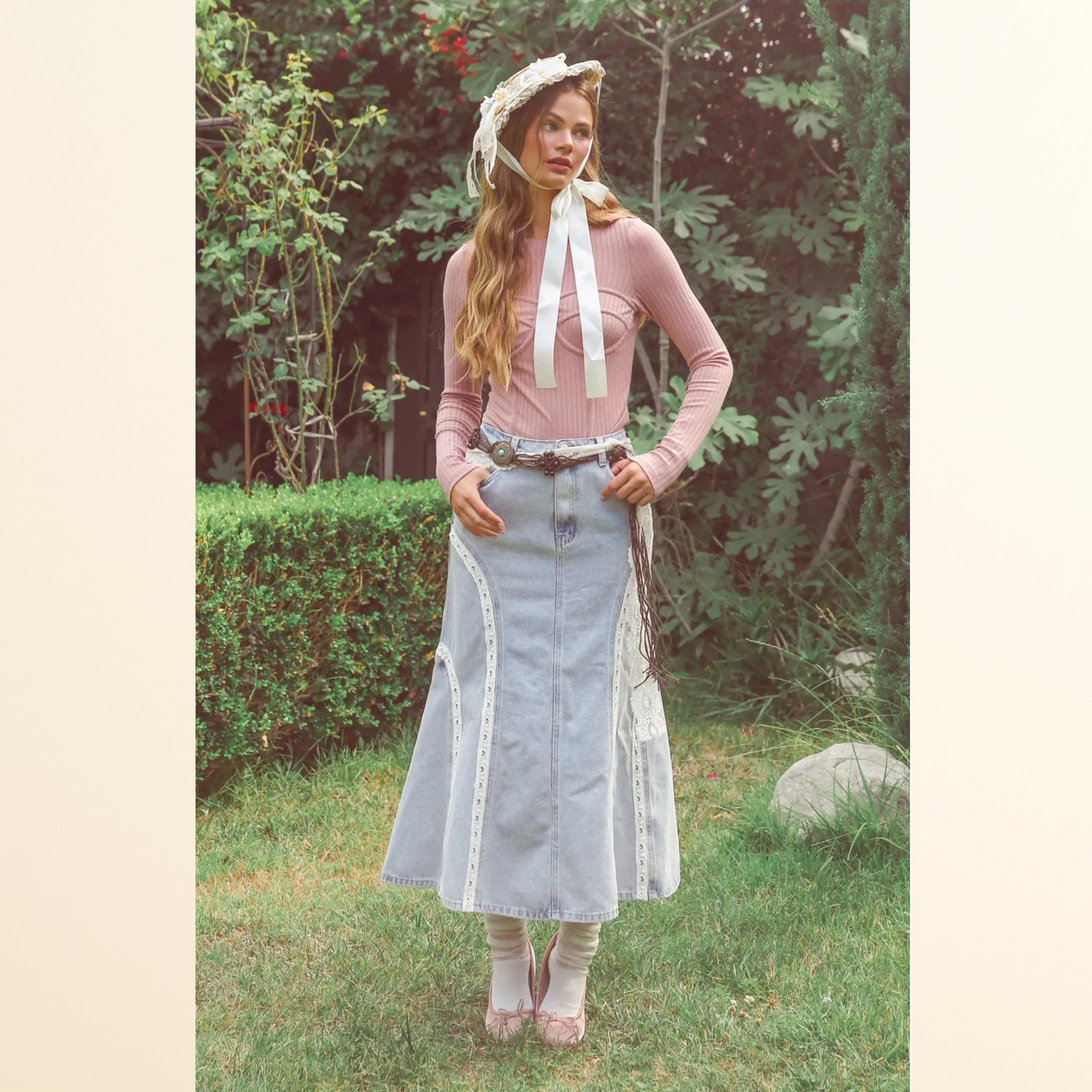 The Willowbrooke Denim Skirt