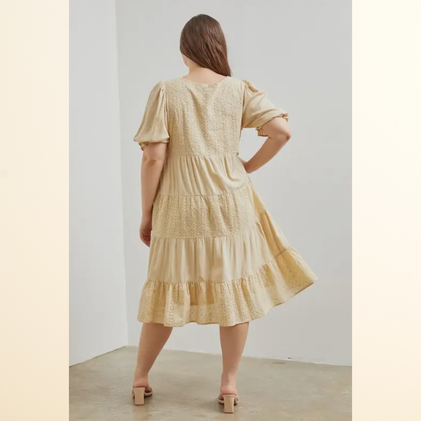 Maribelle Eyelet Dress (Plus-Size)