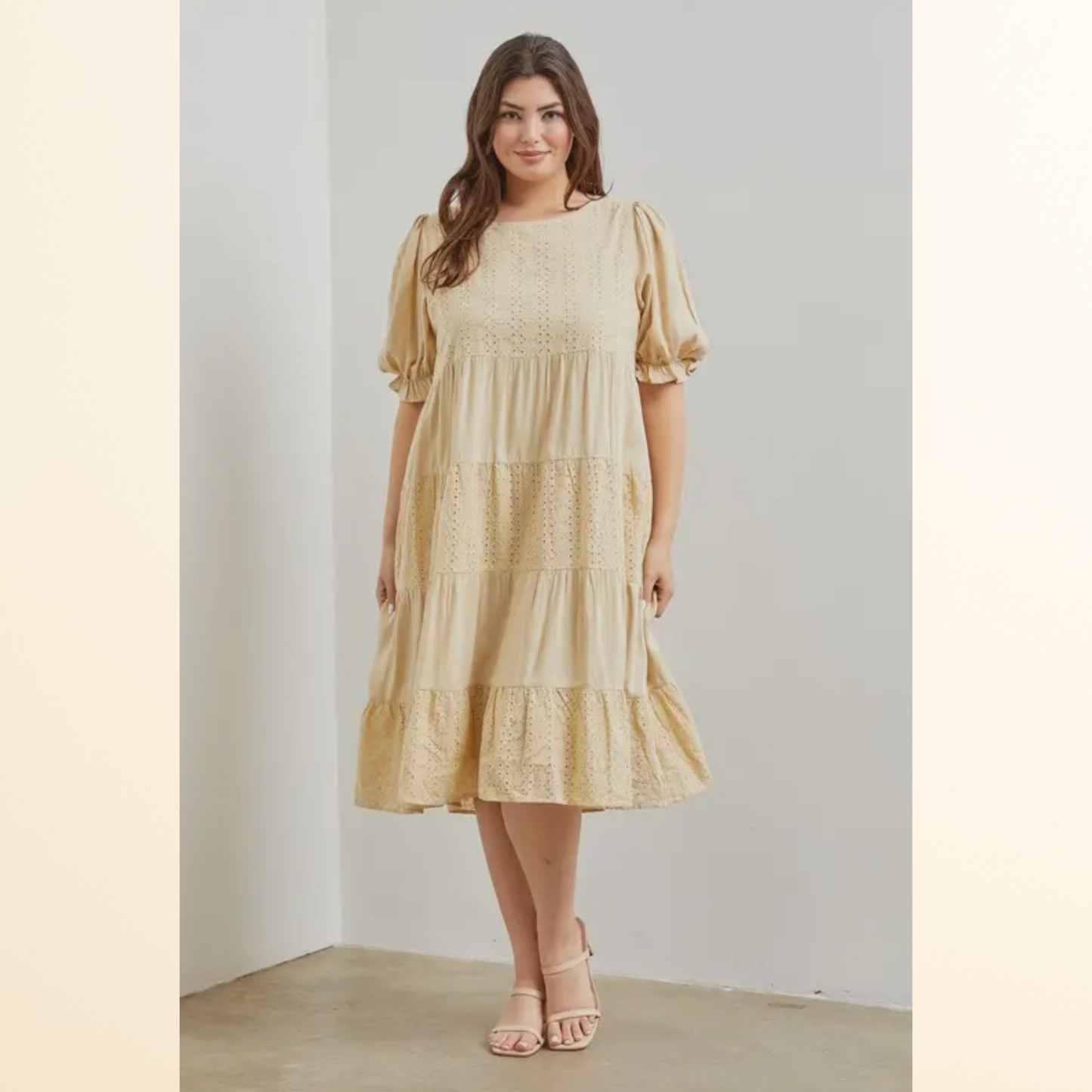 Maribelle Eyelet Dress (Plus-Size)