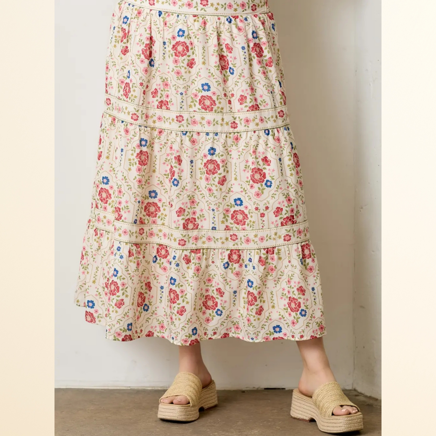 The Rosabelle Floral Skirt