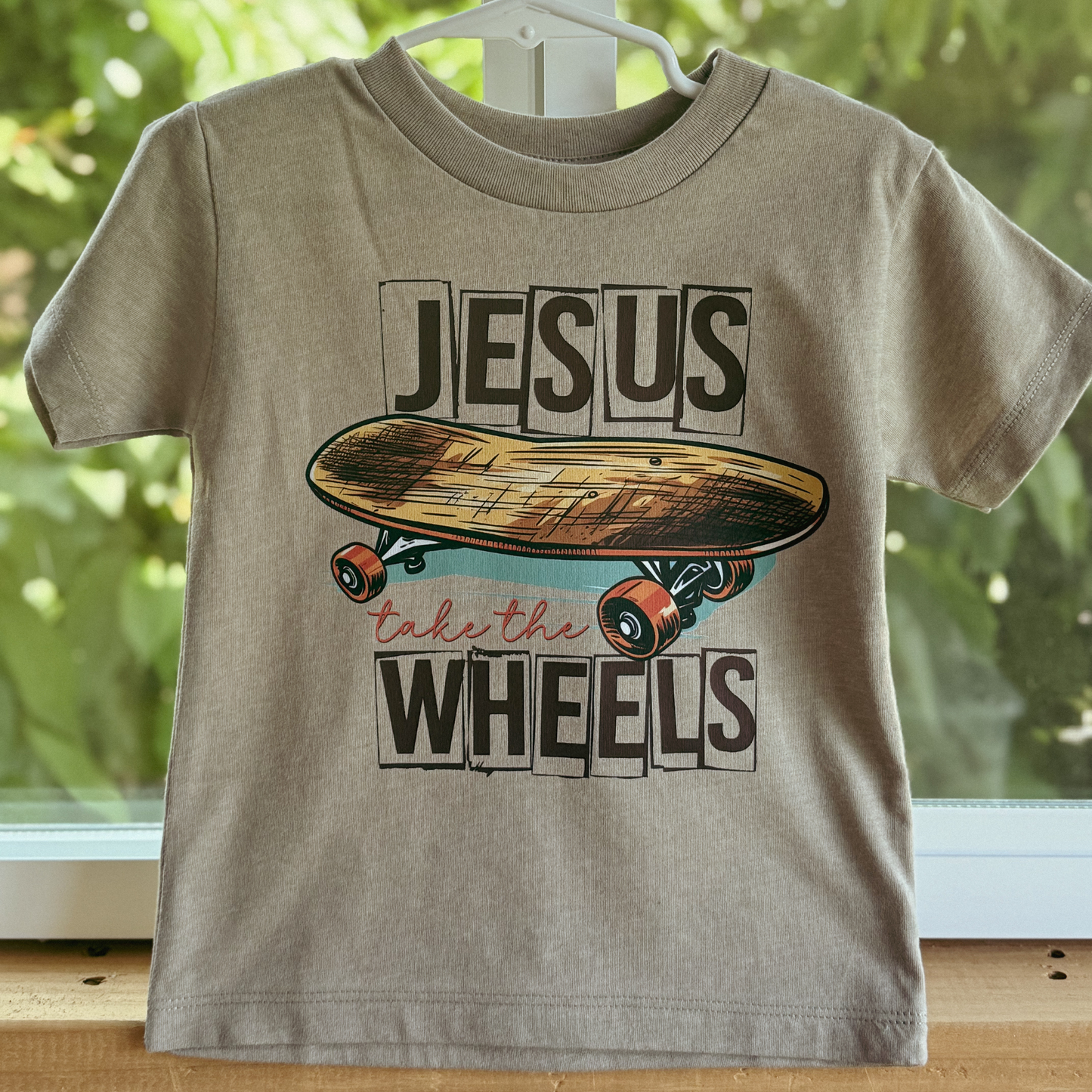Jesus Take The Wheels Tee -Boys