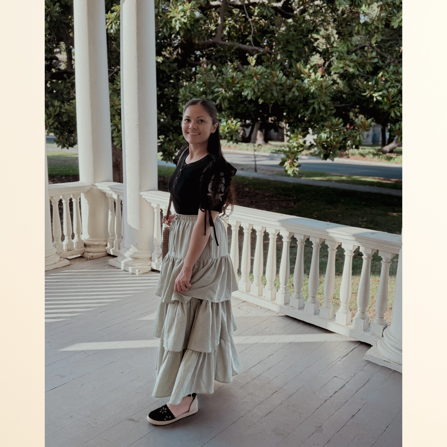 The Sage Bloom Skirt