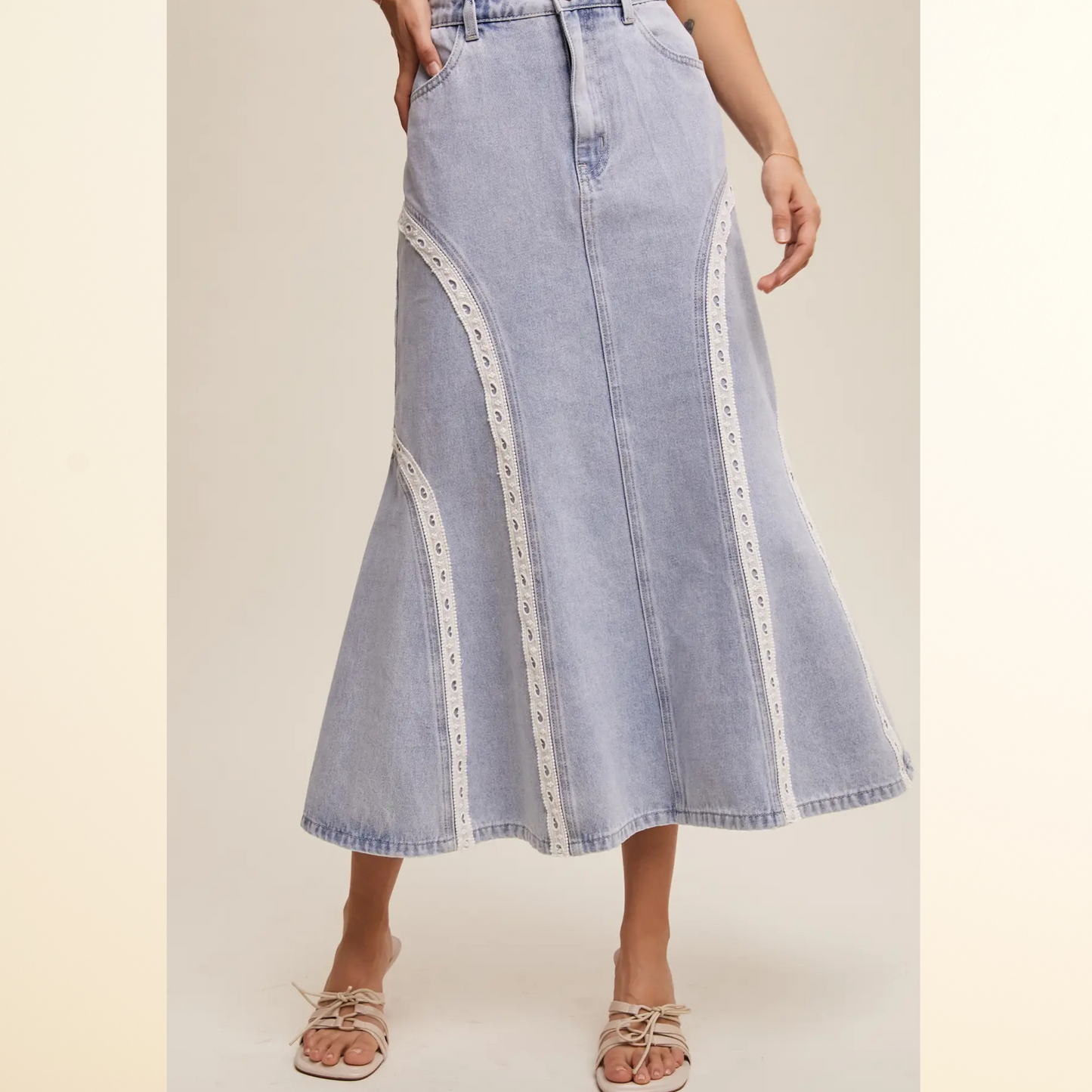 The Willowbrooke Denim Skirt
