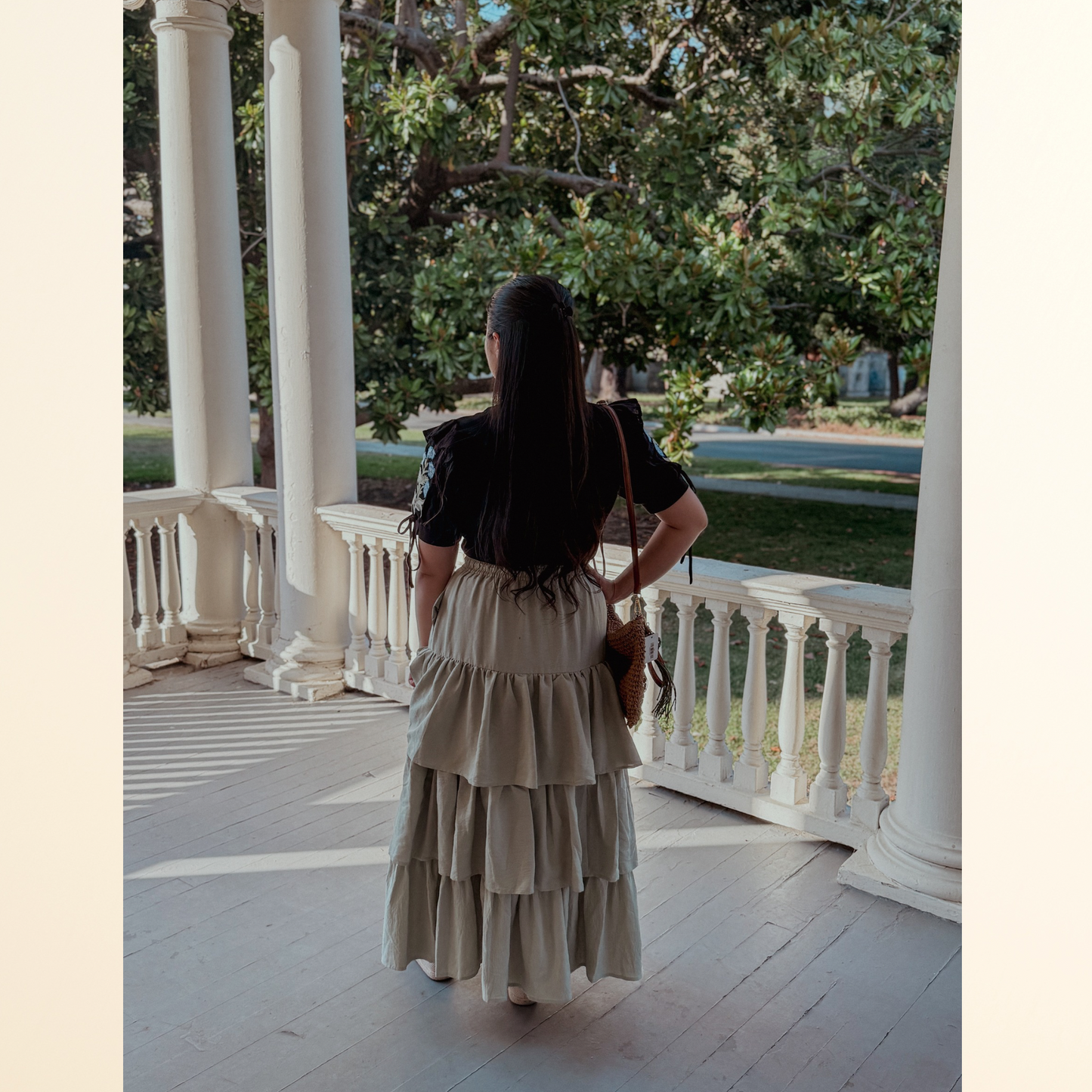The Sage Bloom Skirt