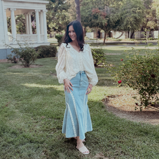 The Willowbrooke Denim Skirt
