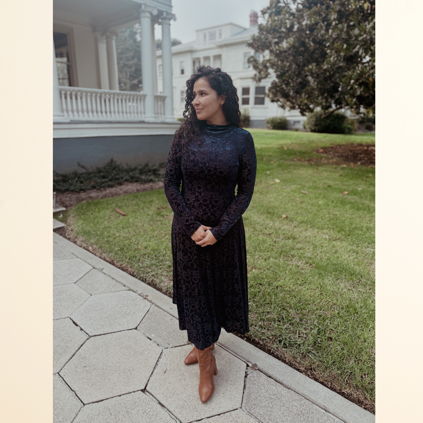 Midnight Velvet Dress