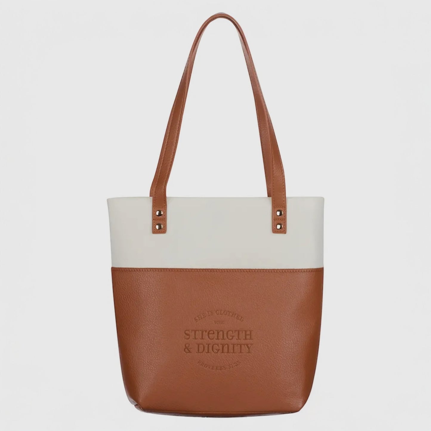 Bible Tote Bag - Strength & Dignity Prov. 31:25