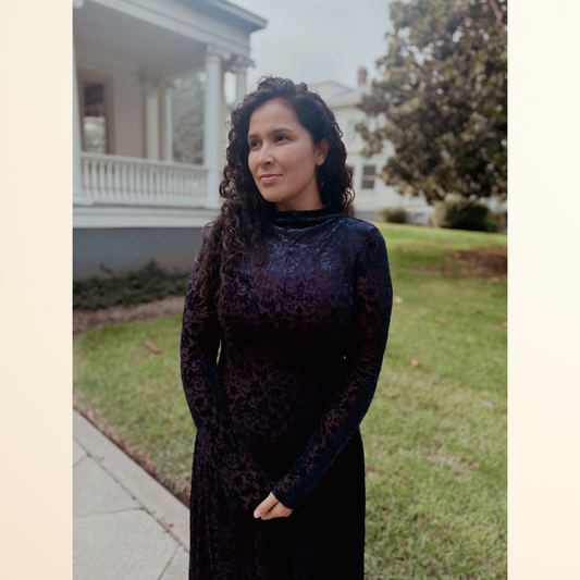 Midnight Velvet Dress