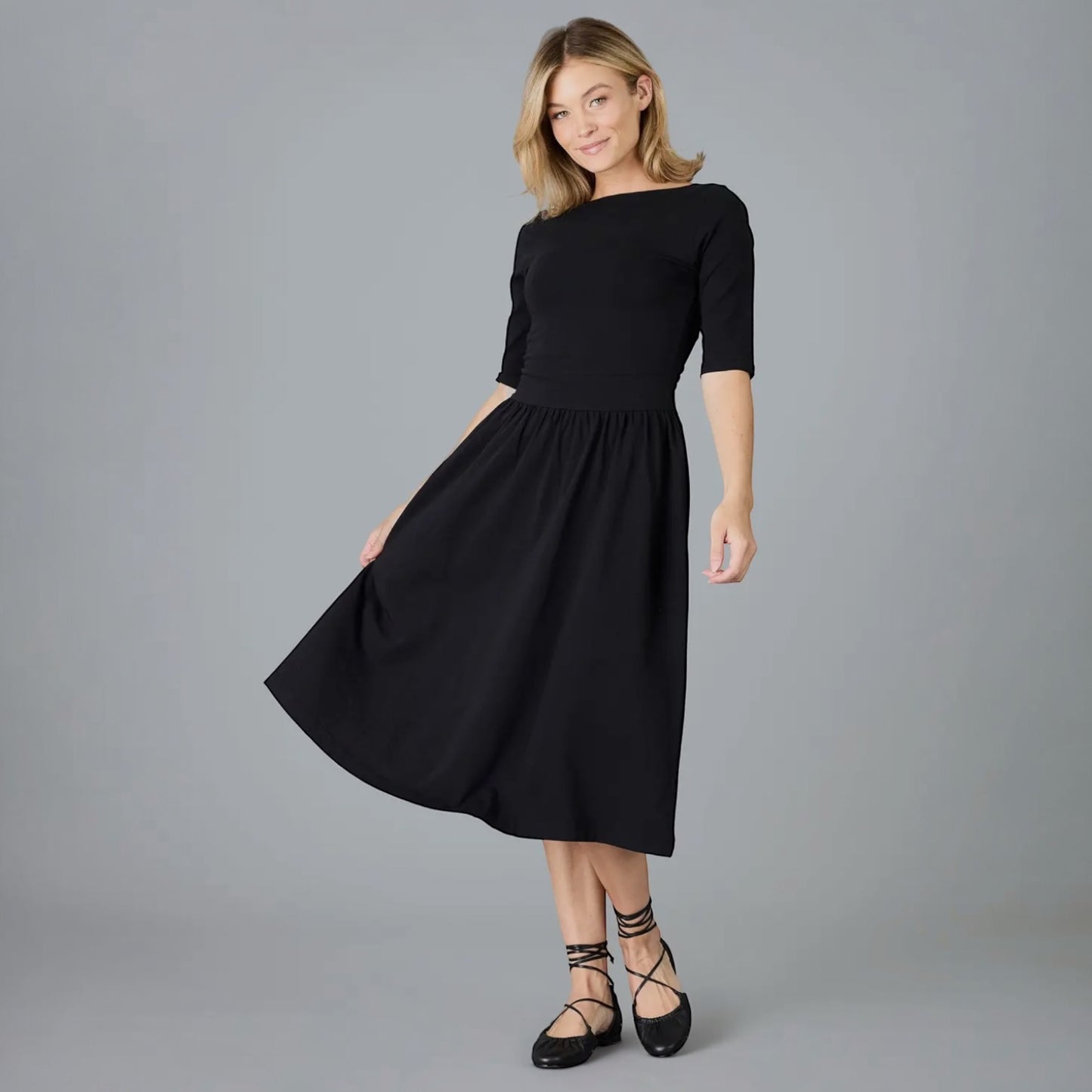 Black Midi Dress