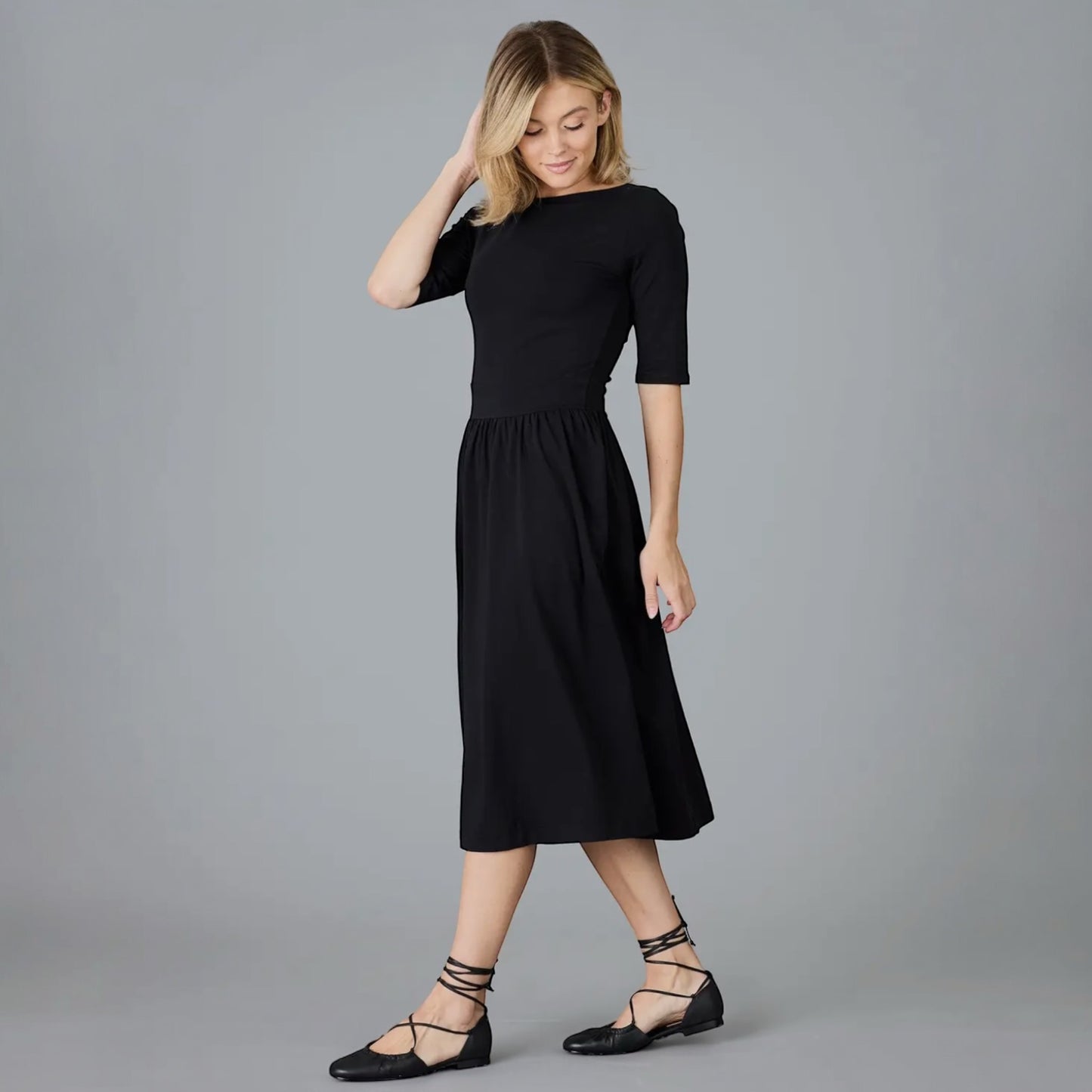 Black Midi Dress