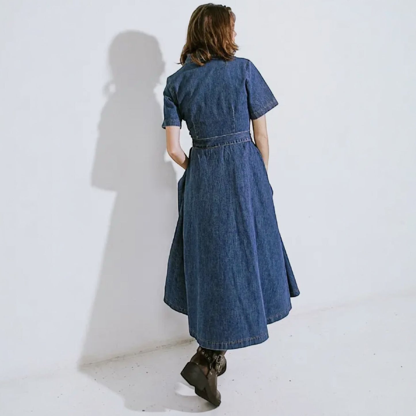 Denim Midi Dress