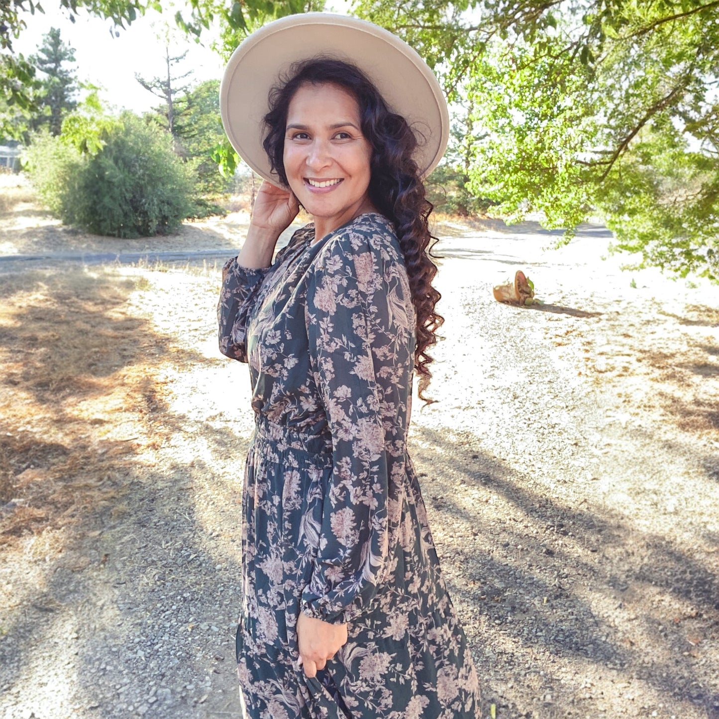 Forest Charm Maxi Dress (Plus Size)